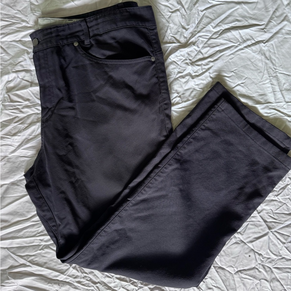 Outlier Workcloth Schoeller Doubleweave Canvas + Nanosphere Black Pants